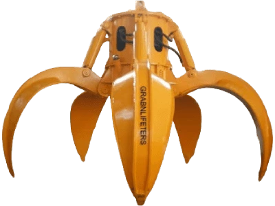   Grabs for handling scrap